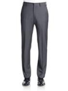 Dkny Straight-leg Wool Dress Pants