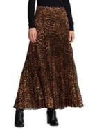 Lauren Ralph Lauren Pleated Georgette Skirt