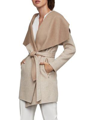 Bcbgmaxazria Margaret Hooded Wrap Coat