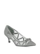 Adrianna Papell Lana Mesh Bow Pointy Pumps