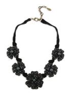 Miriam Haskell Large Flower Frontal Necklace