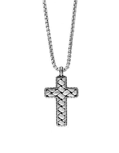 Effy Sterling Silver Cross Pendant Necklace