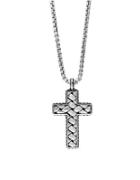 Effy Sterling Silver Cross Pendant Necklace