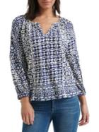 Lucky Brand Multi-printed Top