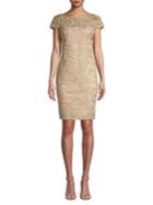 Calvin Klein Embellished Lace Sheath Dress