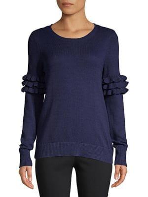 Michael Michael Kors Ruffle Sleeve Sweater