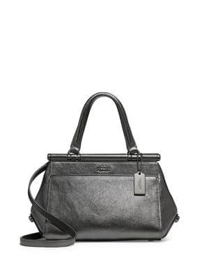 Coach Grace 20 Metallic Leather Bag