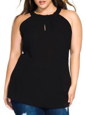 City Chic Plus Love Bite Top