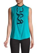 Calvin Klein Ruffle-front Blouse