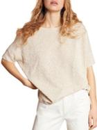 Brooks Brothers Red Fleece Textured Dolman-sleeve Sweater
