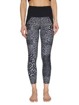Betsey Johnson Extra-high Rise Printed Leggings