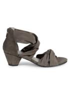 Eileen Fisher Joy Twist-strap Heeled Sandals