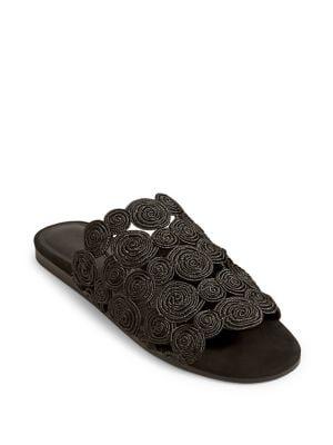 Mango Braided Cut-out Slides