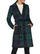 Vero Moda Cindy Regular-fit Belted Plaid Jacket