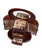 Mele & Co. Heloise Wooden Jewelry Box