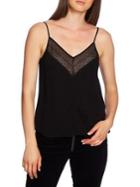 1.state Sheer Lace-front Camisole