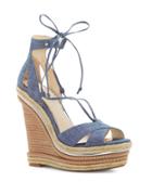 Jessica Simpson Adyson Wedge Lace-up Sandals