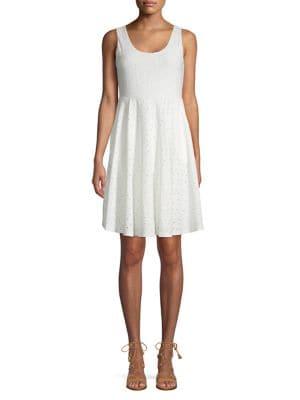 Cupio Sleeveless Eyelet Dress