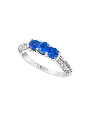 Le Vian Blueberry Tanzanite, Vanilla Diamonds And 14k White Gold Ring