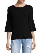 Lord & Taylor Petite Bell Sleeve Sweater