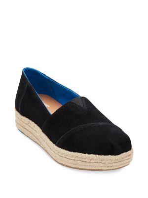 Toms Platform Alpargata Suede Espadrilles
