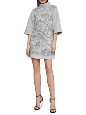 Bcbgmaxazria Abstract Print Sheath Dress