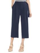Vince Camuto Sapphire Bloom Zippered Self-tie Pants