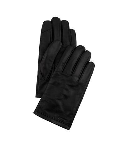 Calvin Klein Cuff Point Leather Glove