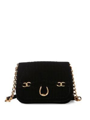 Lauren Ralph Lauren Velvet Crossbody Bag