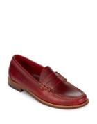 G.h. Bass Lars Stacked Heel Leather Loafers