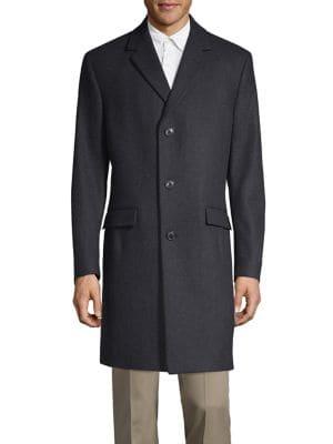 Nautica Button-front Topper Coat