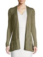 Joseph A Diamond-pattern Pointelle Cardigan