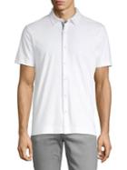 Perry Ellis Short-sleeve Button-front Shirt