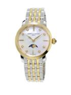 Frederique Constant Slimine Ladies Moonphase Two-tone Watch