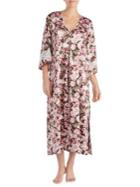 Kate Spade New York Lace-trimmed Floral Caftan