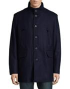 Cole Haan Melton Wool-blend Coat
