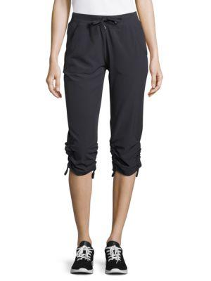 Marc New York By Andrew Marc Performance Solid Pull-string-cuff Pants