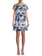 Vero Moda Floral Off-the-shoulder Fit-&-flare Dress