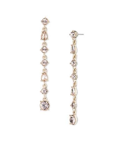 Givenchy Linear Stone Drop Earrings