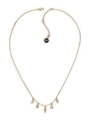 Karl Lagerfeld Paris Mini Rocky Teeny Charm Necklace