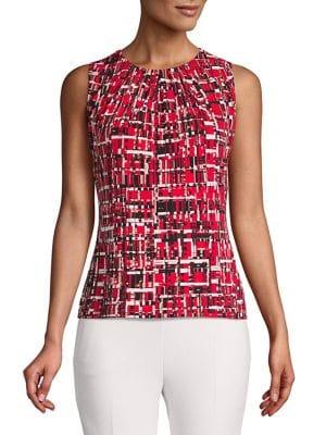 Calvin Klein Geometric Print Top