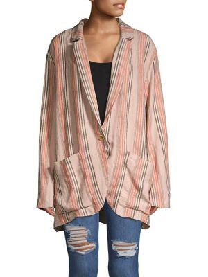 Free People Simply Stripe Blazer