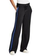 Lauren Ralph Lauren Side-stripe Mid-rise Sweatpants