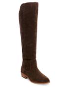 Steven By Steve Madden Emmery Suede Riding Boot