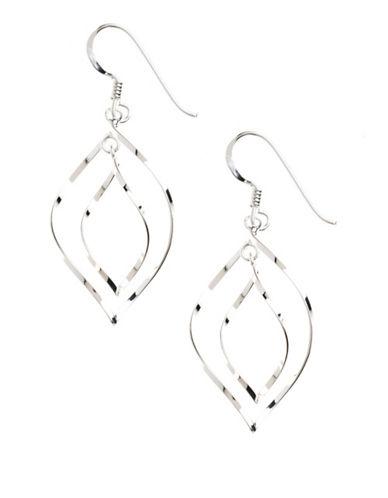 Lord & Taylor Sterling Silver Double Drop Earrings