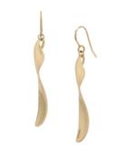 Kenneth Cole New York Textured Metals Twisted Linear Earrings