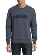 Original Penguin Raglan-sleeve Cotton Sweatshirt
