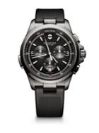 Victorinox Swiss Army Night Vision Stainless Steel Chronograph Strap Watch