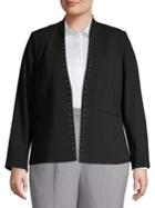 Calvin Klein Studded Open-front Jacket