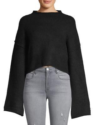 Free People Flare Sleeve Pullover
